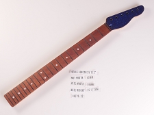 LUTHIER SPECIAL - XGP TE RW Neck 22 Stainless Frets, Ball Ends, Blue Big Flake Metal Cap
